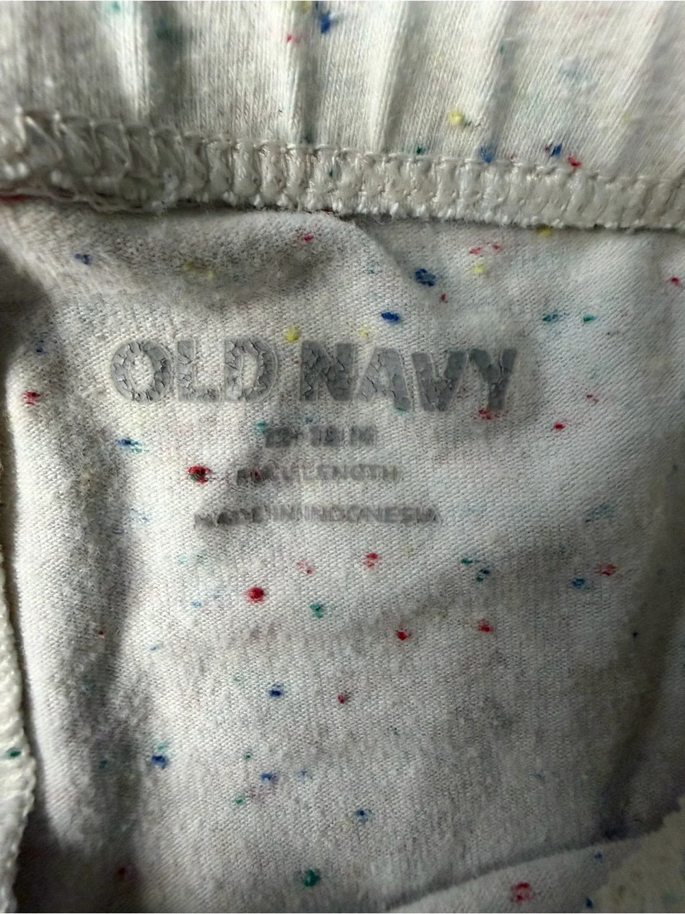 Old Navy 18/24 Confetti print leggings
